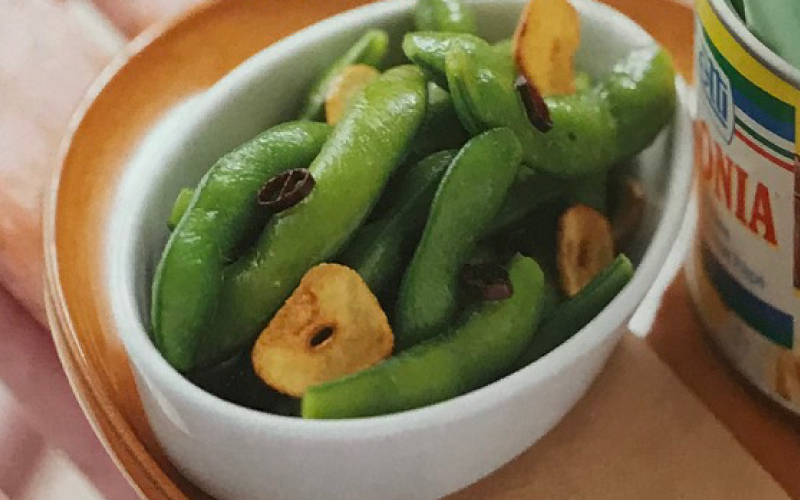 枝豆のぺペロンチーノ 料理写真